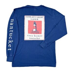 Cisco Brewers Nantucket Shirt Size Small Sankaty Light Lager ACK Brewery Beer